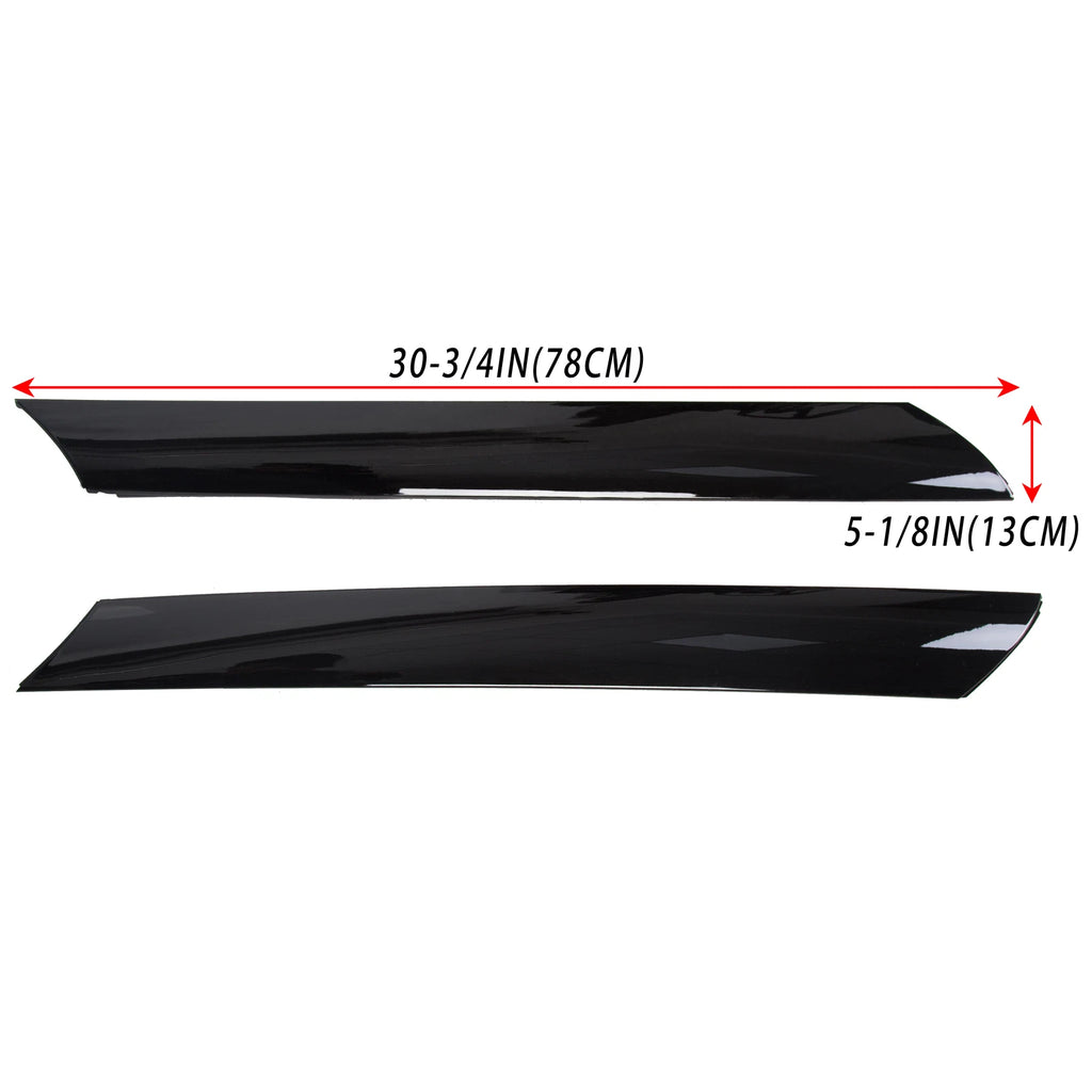 Pair Windshield Pillar Trim Molding for Kia Soul (2010–2013) 2Pcs LH+RH
