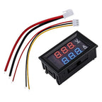 Digital LED Voltmeter Ammeter for Universal Use (0-100V, 10A)