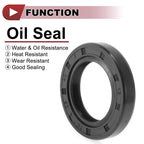 Set of 5 Rotary Shaft Oil Seals for Various Models (25x40x7mm)