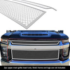 Stainless Chrome Mesh Grille Insert for Chevy Silverado 2500/3500 (2020-2023)