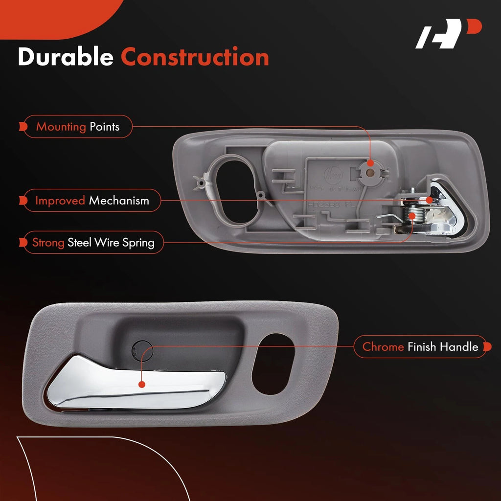 Front Left Plastic Interior Door Handle for Honda Accord Odyssey (1998-2002)