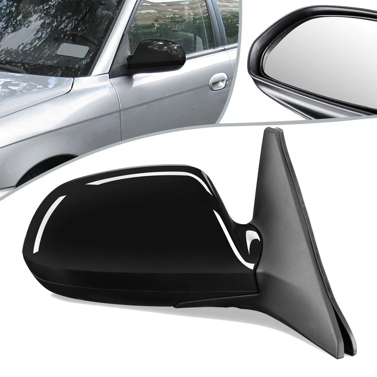 OE Style Manual Side Door Mirror Right for Kia Spectra 2002–2004 (KI1321109)