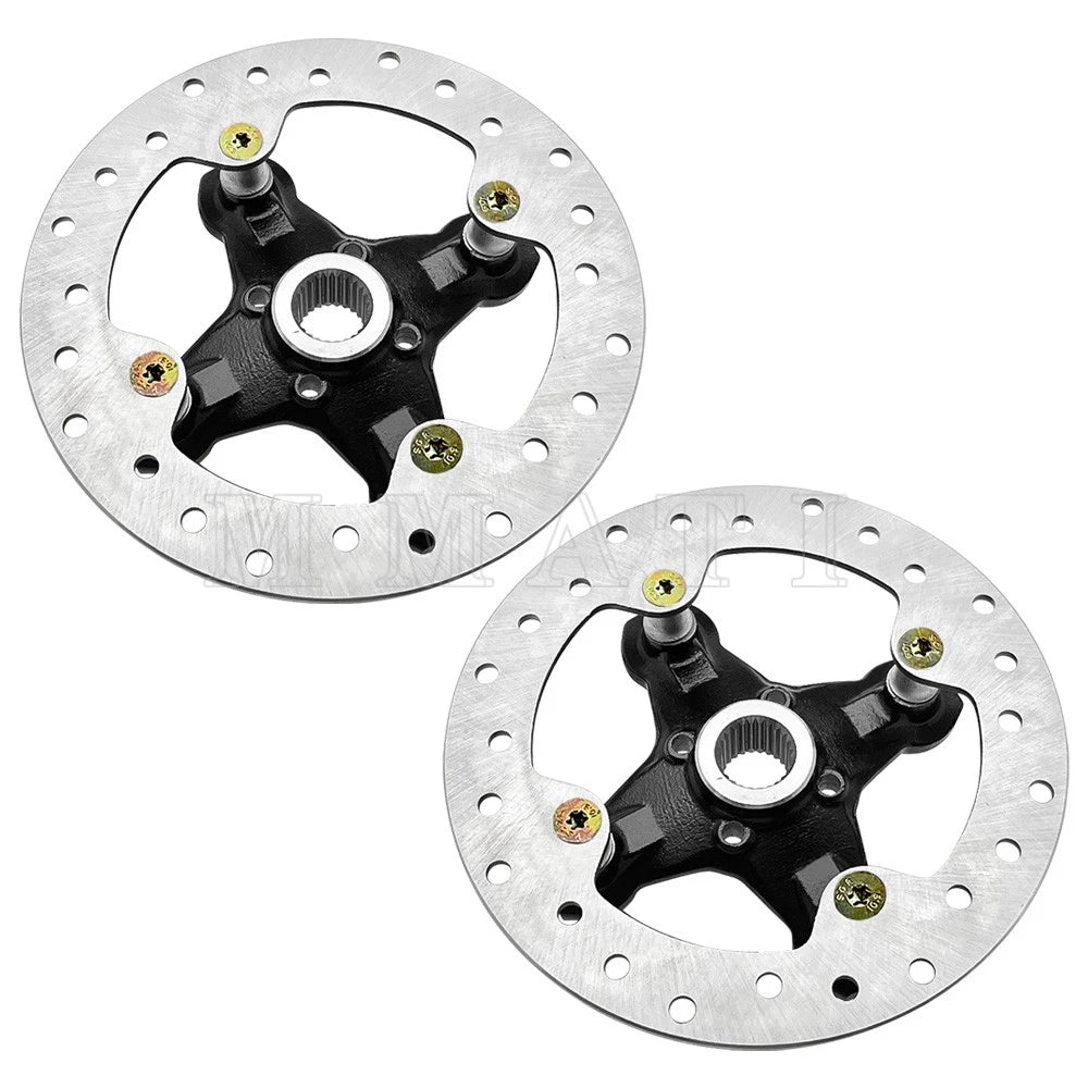 2 Front/Rear Wheel Hubs & Brake Rotor for Can Am Outlander Renegade 1000 (2012–2021)