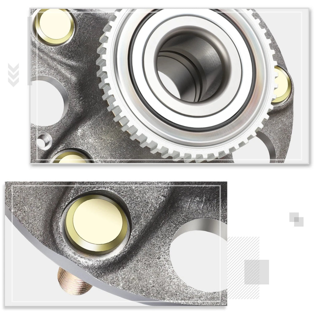 Set of 2 Rear Wheel Hub Bearing Assembly Kit for Honda Accord/Acura TL (2003–2008)