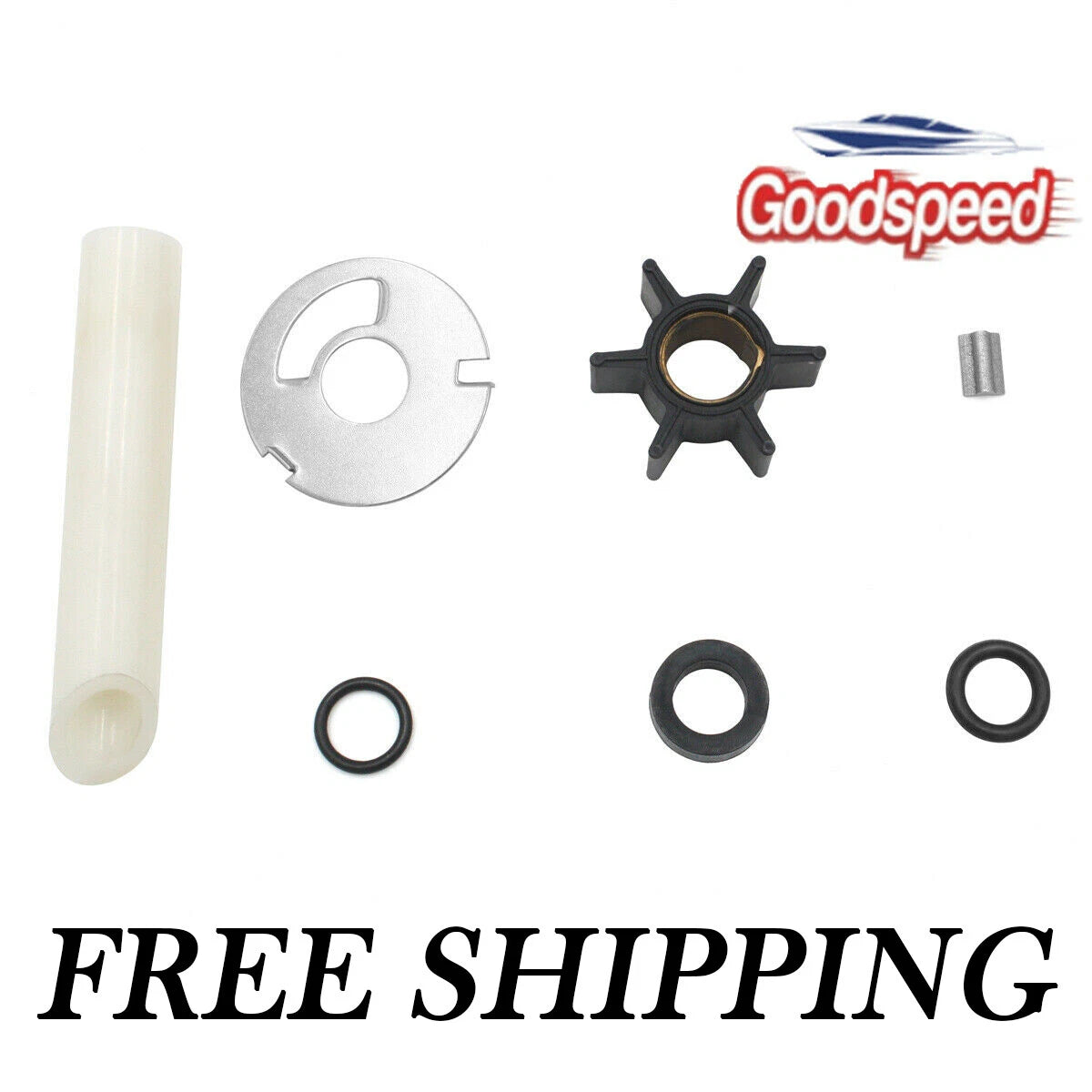 Water Pump Kit for Mercury Mariner 4/4.5/7.5/9.8 HP (47-89981Q1)
