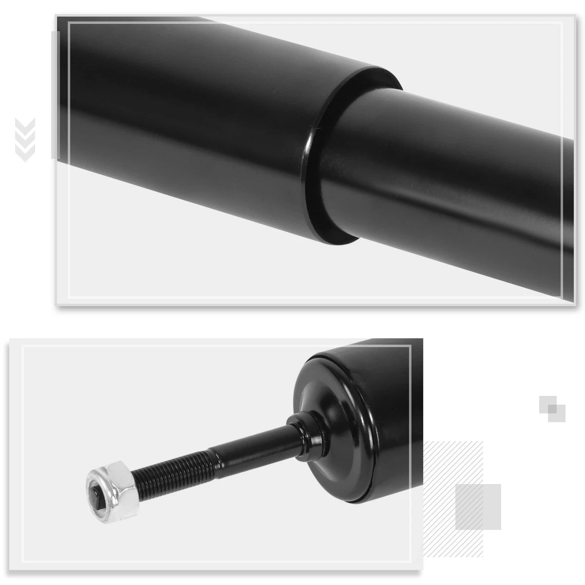 Set of 2 Rear Shock Absorbers for Chevy Malibu/Pontiac G6/Saturn Aura (2004–2012)