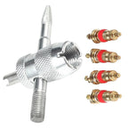 4X Tire Remover Tool Set for Cars/Bikes (Metal)