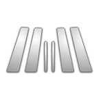 6Pc Chrome Pillar Post Covers for 03-07 Jaguar S-Type - P3938