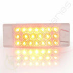 Set of 4 Clear Lens Red Amber Side Marker Turn Signal Lights for Truck Trailer