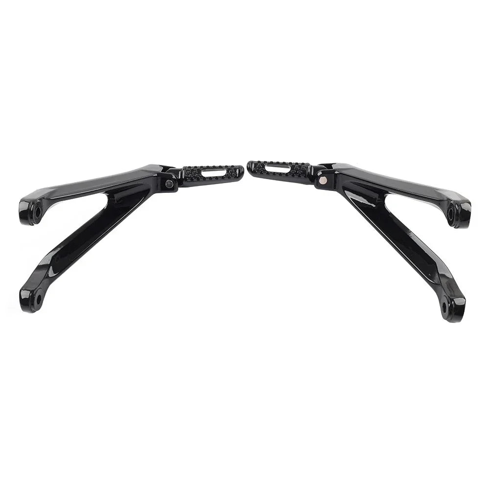 Black Rear Passenger Footrests Pegs for Honda CBR1000RR (2008-2016)