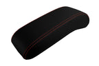 Leather Console Lid Armrest Cover for Chrysler Sebring (2001–2006) Red Stitch