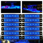 Blue LED Courtesy Light for Yacht Marine Boat Cabin Deck (12V-24VDC)