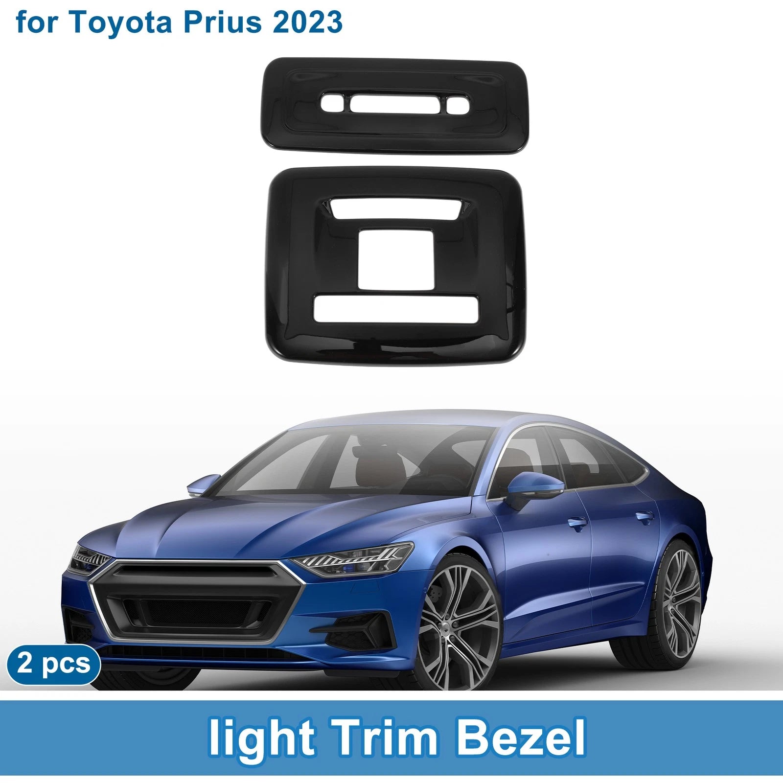 Light Trim Bezel for Toyota Prius (2023) - Black