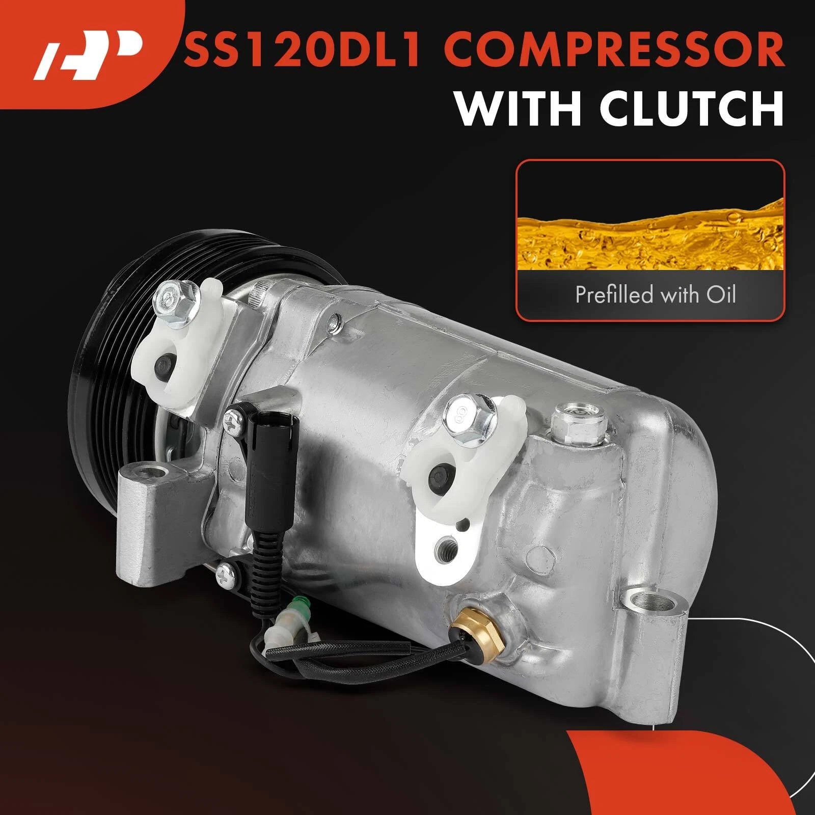A/C Compressor with Clutch for BMW Z3 (2001-2002)