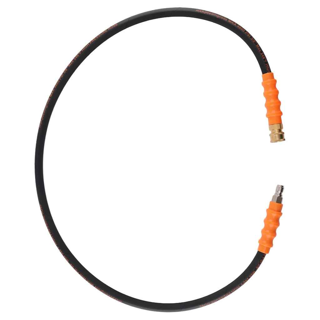 Pressure Washer Hose for 4800 PSI Quick Connector Steel Wire Braided Rubber (N/A–N/A)