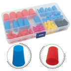 105 Pcs High Temp Masking Powder Coating Silicone Cone Assortment