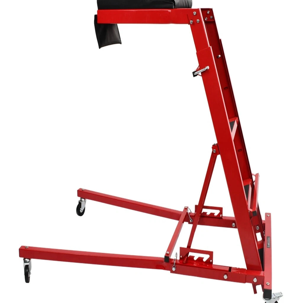 400LBS Foldable Topside Creeper for Adjustable Height Engine Work (45"-66")