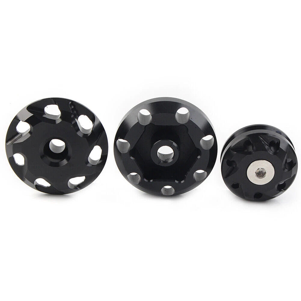 3 Pcs Frame Hole Covers Fairing Bolts Caps for Kawasaki Ninja 1000 (2011–2023)