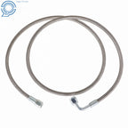 4AN 90 Degree Hose End for Turbo Oil Feed Line (48")