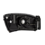 Headlight Assembly for Dodge Ram 1500 2500 3500 (2007–2009) Halogen Black