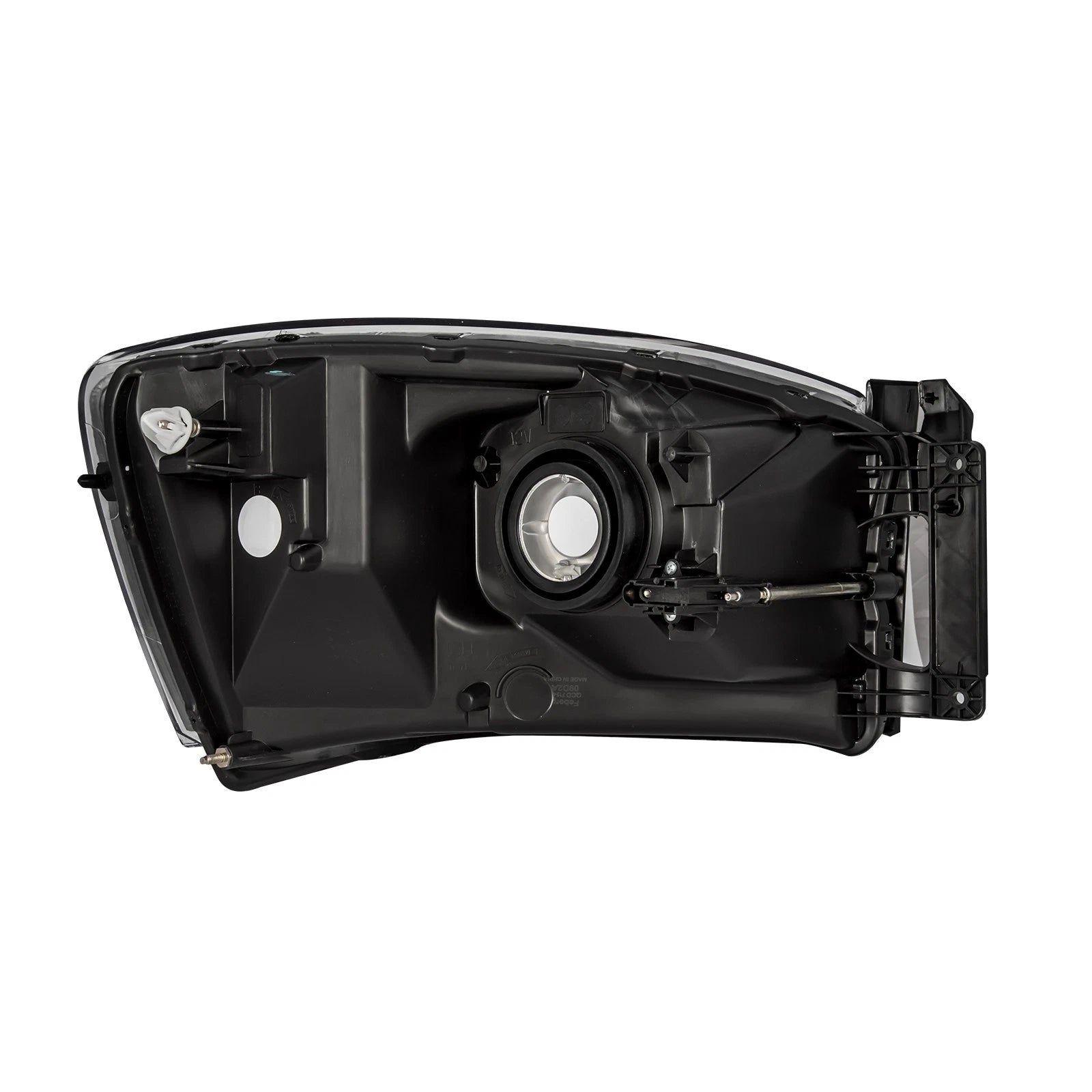 Headlight Assembly for Dodge Ram 1500 2500 3500 (2007–2009) Halogen Black