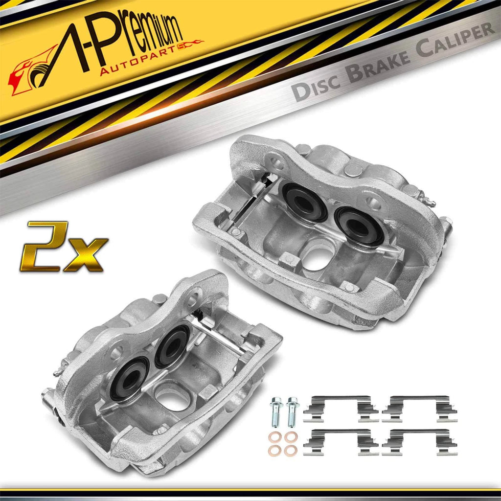 Rear Brake Caliper Pair with Bracket for Chevy Silverado 1500 Tahoe (2007–2019)