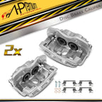 Rear Brake Caliper Pair with Bracket for Chevy Silverado 1500 Tahoe (2007–2019)