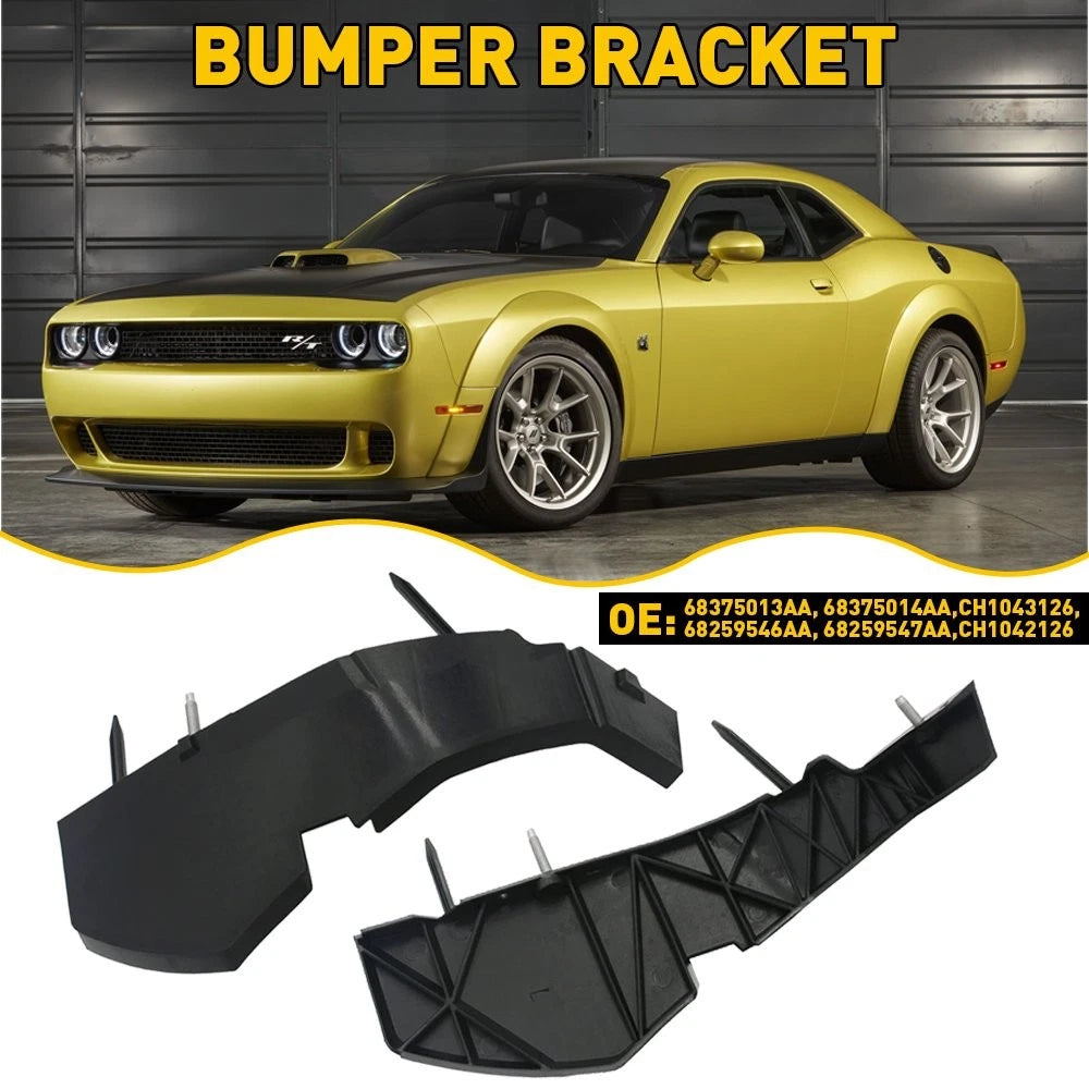 Set of 2 Front Fascia Bumper Brackets for Dodge Challenger (2015–2021)