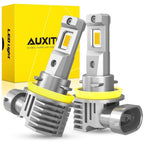 2X H11 H8 H9 LED Headlight Fog Light Bulbs Kit 3000K Yellow