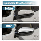 Mirror Corner Triangle Fender Cover Left for Honda Civic (2016-2019) Silver