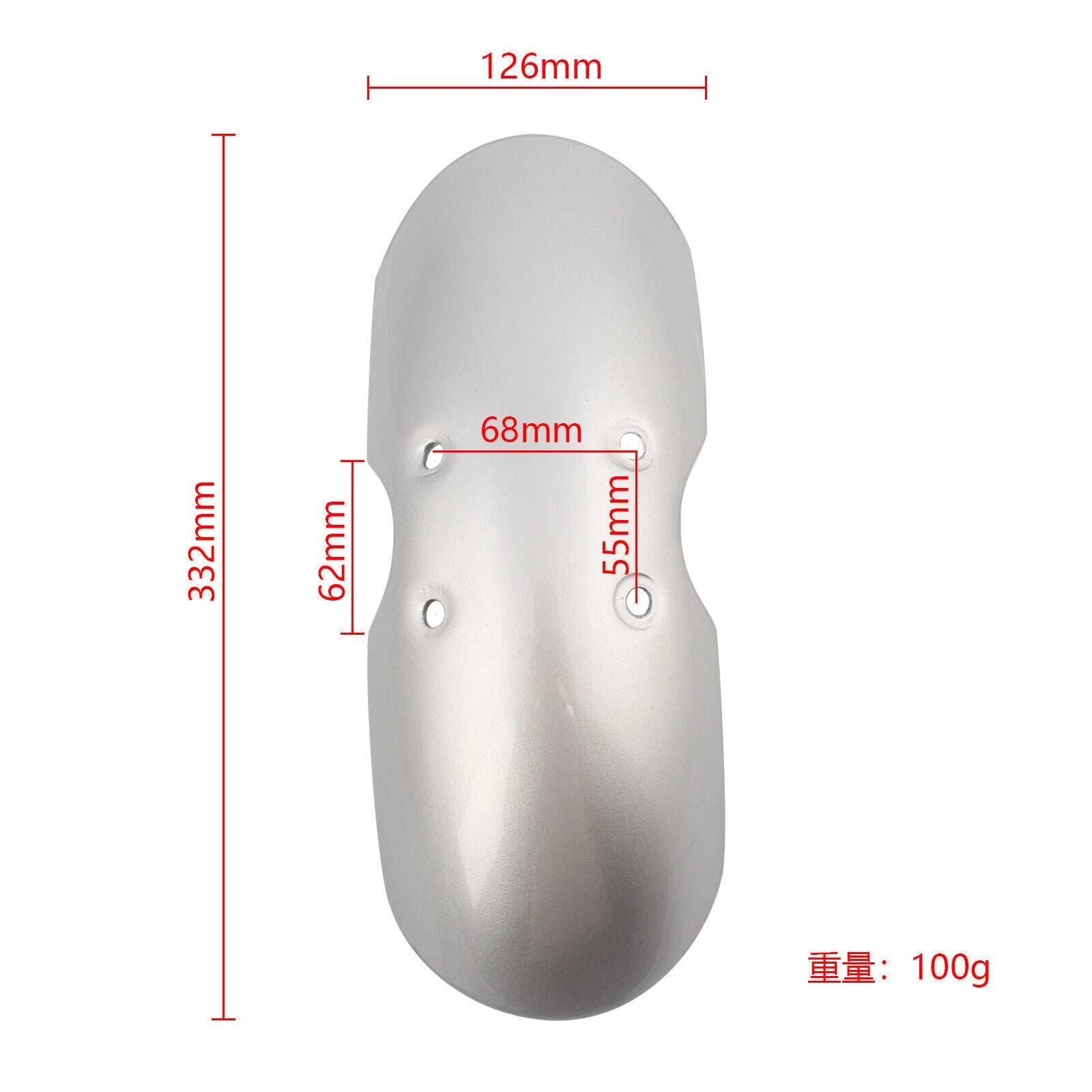 Front Fender Mudguard for Bonneville T100 Scrambler Thruxton (2001–2016) Chrome T9