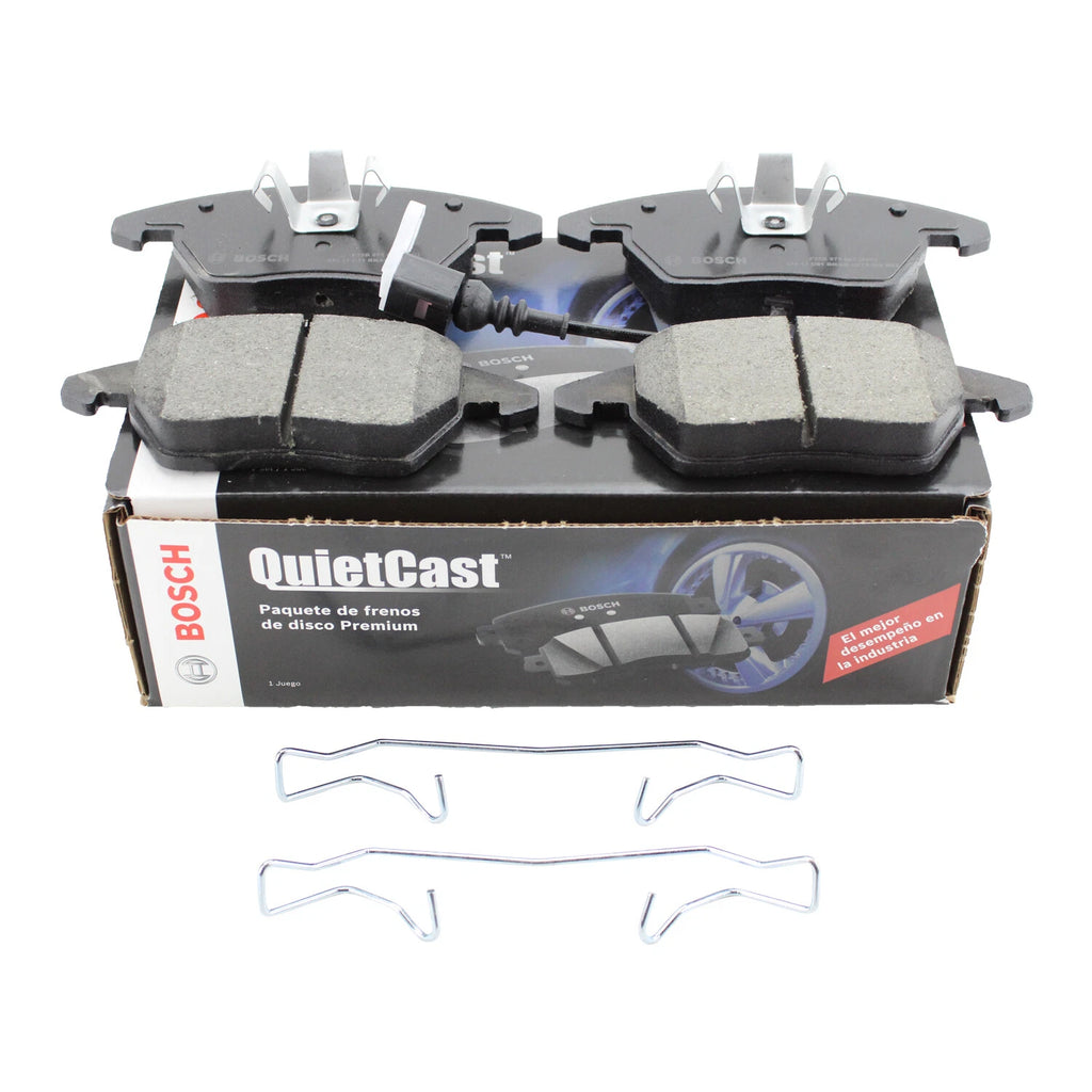 Set of 4 Bosch QuietCast Front Ceramic Brake Pads for Audi A3 TT VW Beetle Jetta