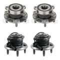 BCA Front & Rear Wheel Bearing & Hub Assemblies Kit for Chevy Equinox GMC Terrain (2010–2017)