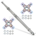 Rear Axle Shaft & Wheel Hubs Kit for Yamaha Raptor 350 YFM350 (2004–2013)