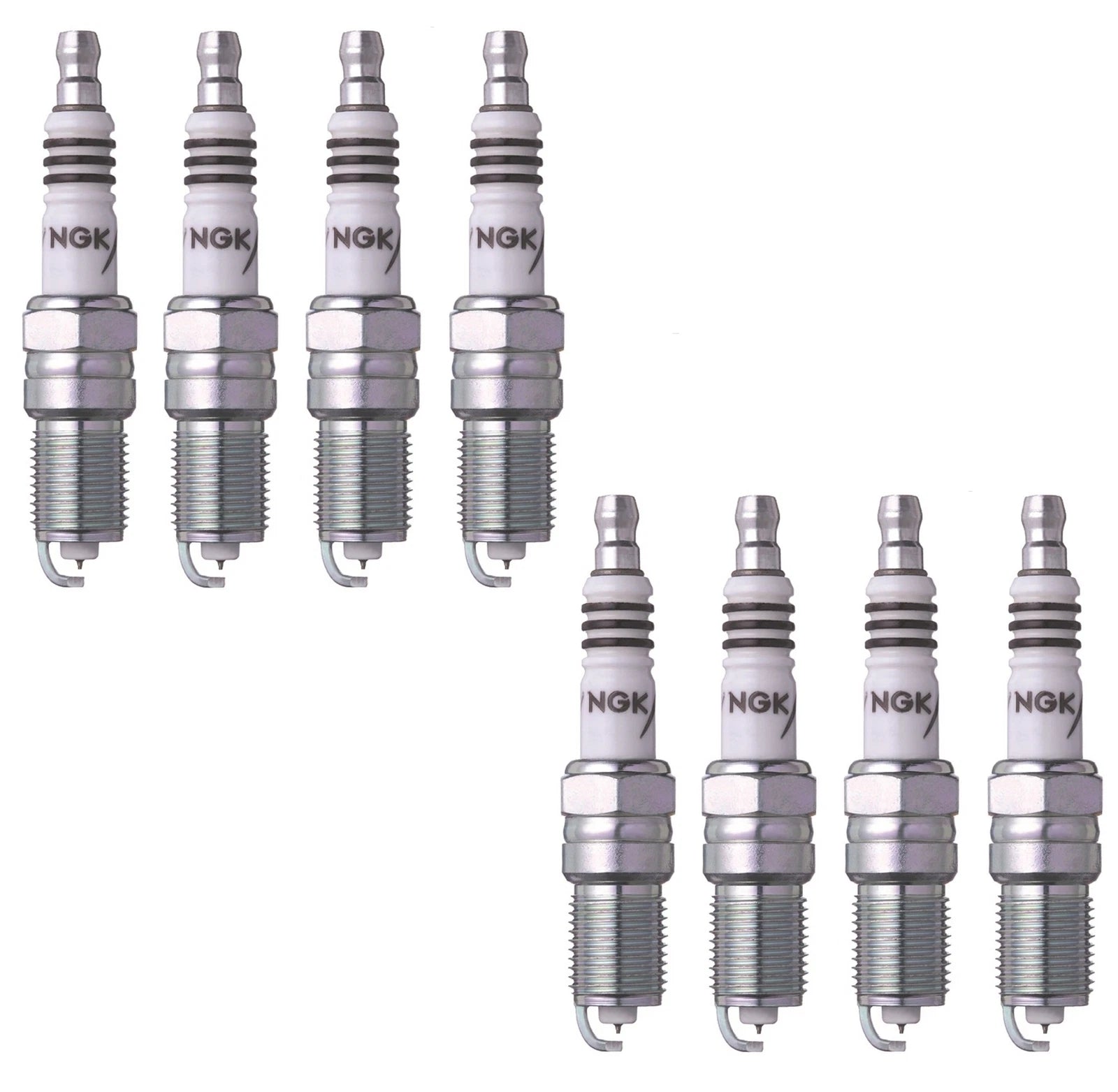 Set of 8 NGK Iridium Spark Plugs TR6IX for (Pre-Gapped)