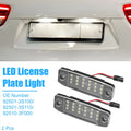 2Pcs LED License Plate Light Assembly No. 92501-3S100 for Hyundai Sonata (2005–2015)