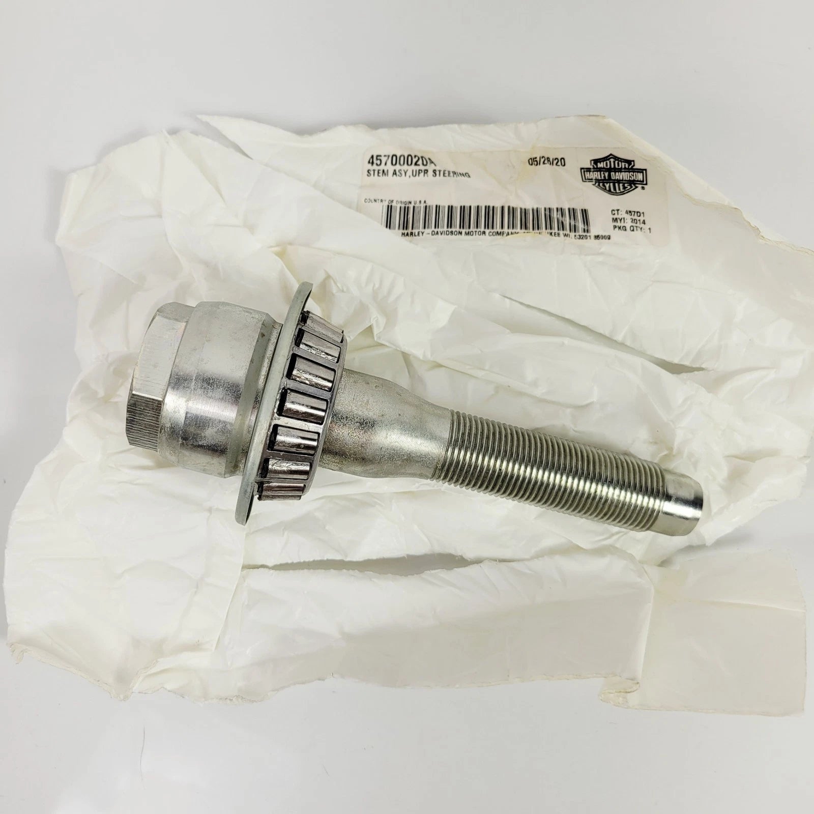 Upper Steering Stem Assembly for Harley-Davidson Touring (2014–2023) 45700020A