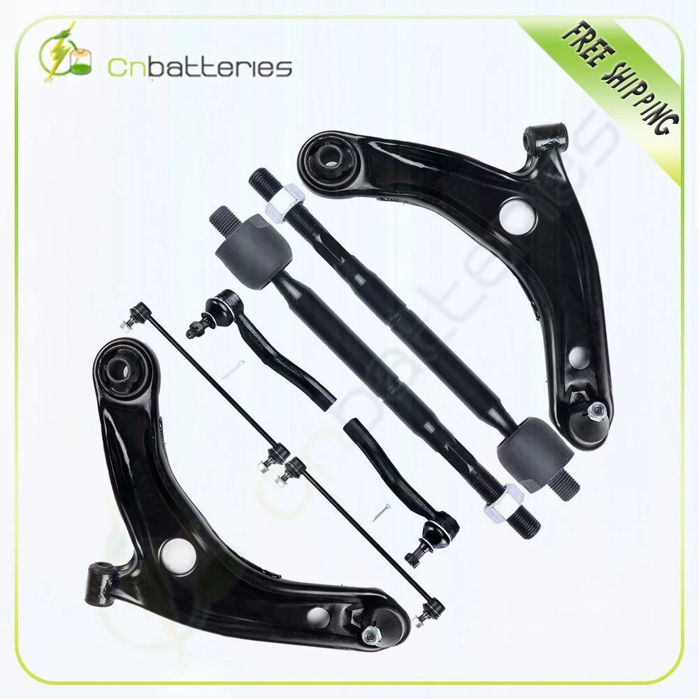 8Pcs Control Arm Ball Joint Suspension Sway Bar for Toyota Yaris (2007–2012)