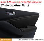Front Door Panel Insert for Nissan Altima (2007–2012) - Black Synthetic Leather