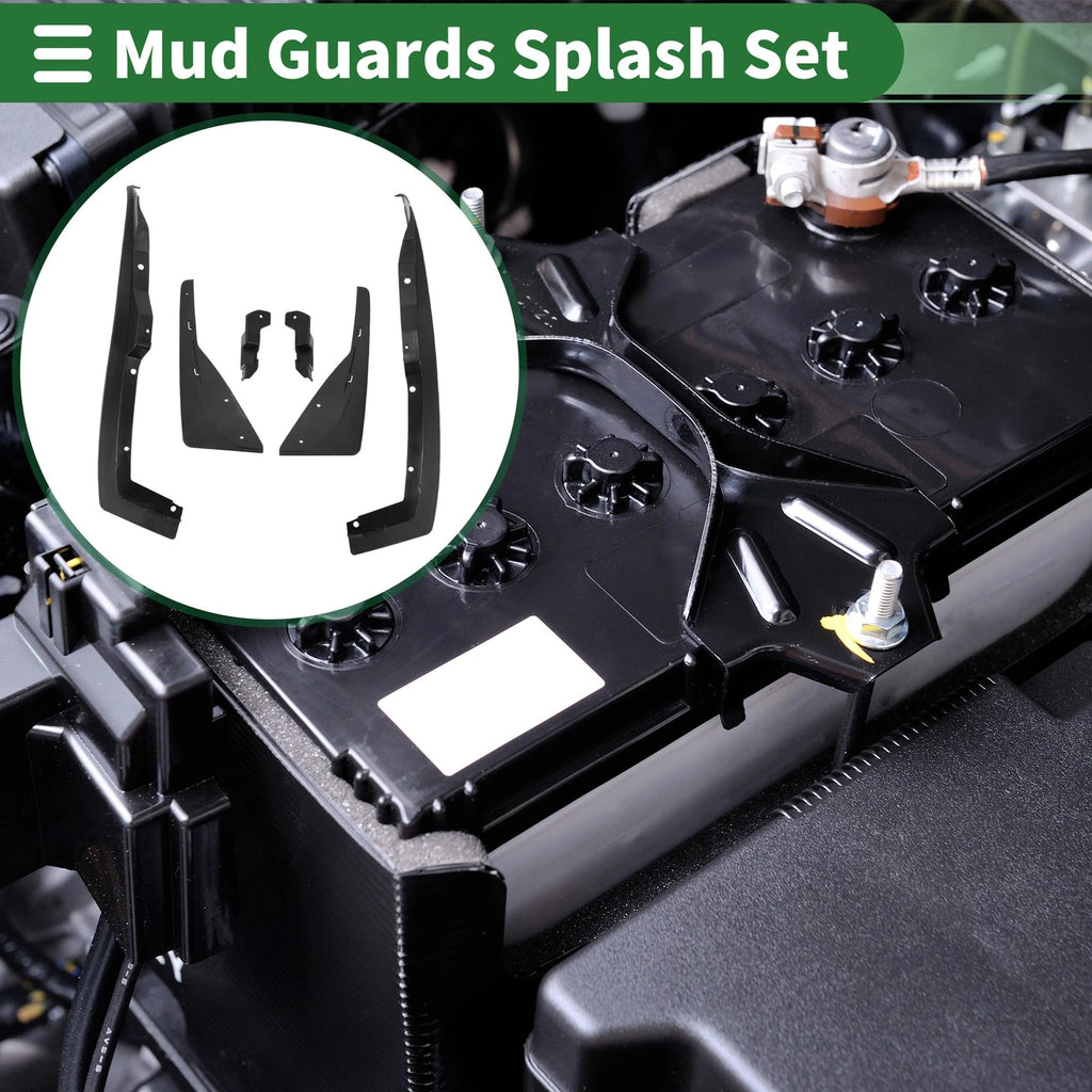 Mud Flaps Splash Guards for Chevrolet Camaro (2013–2015) W/ Mounts