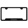 Name on Black Cut-Out License Plate Frame - Officially Licensed for Cadillac