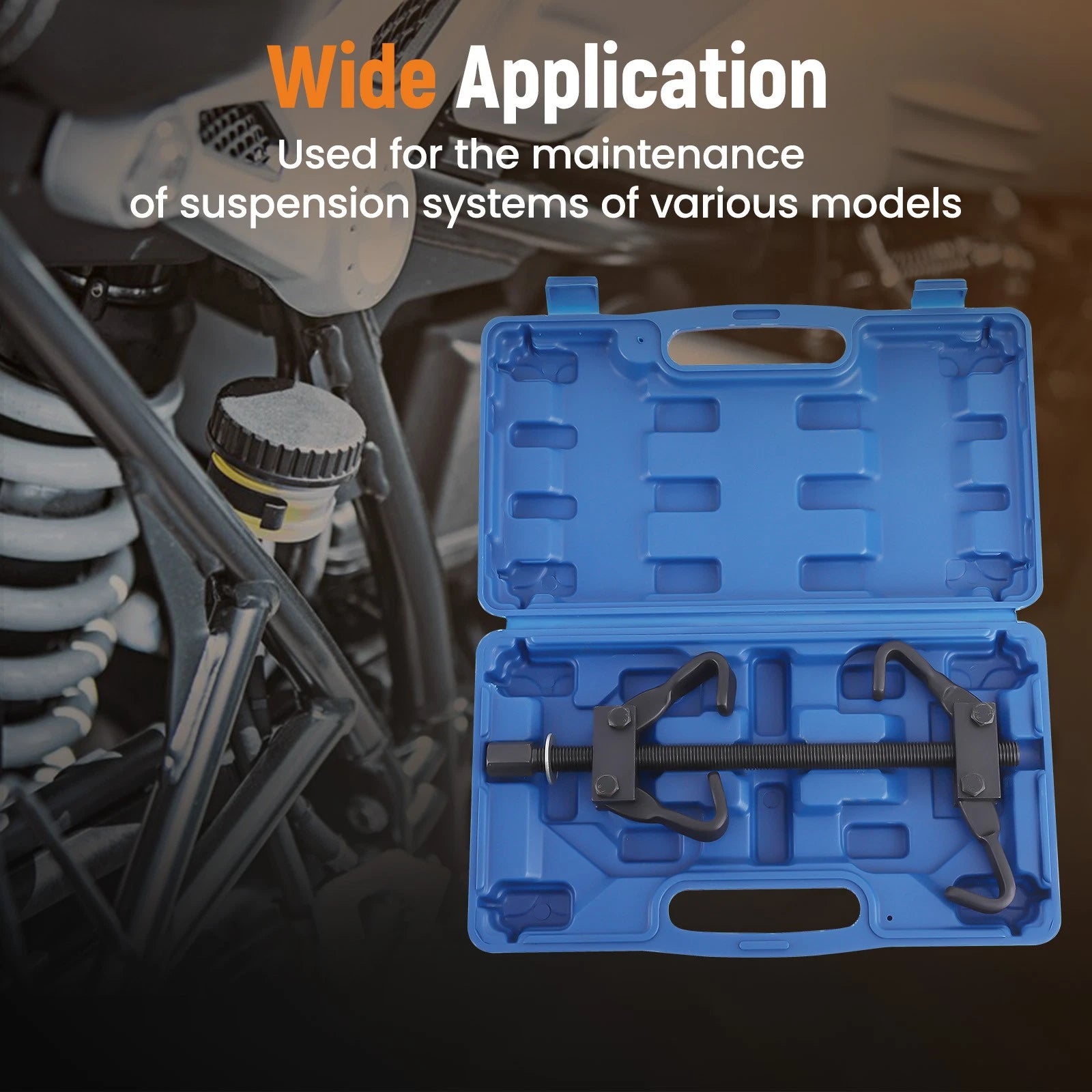 Set of 2 Internal Center Coil Strut Spring Compressors for Various Models