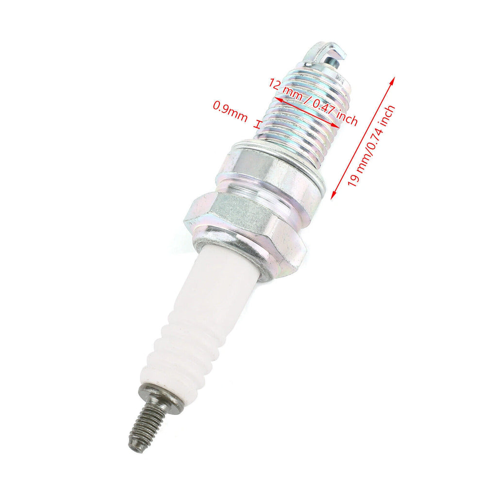 4X Spark Plug DPR8EA-9 for Honda VF1100 Magna Sabre VT750C GL1200 GL1100 (1982–1989)
