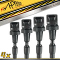 Set of 4 Ignition Coils for Hyundai Sonata (2015–2019) Kia Soul (2017–2022)