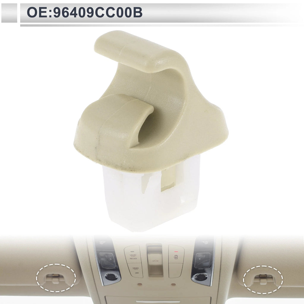 Sun Visor Holder Clip for Nissan Murano (2003–2007) No. 96409CC00B Beige