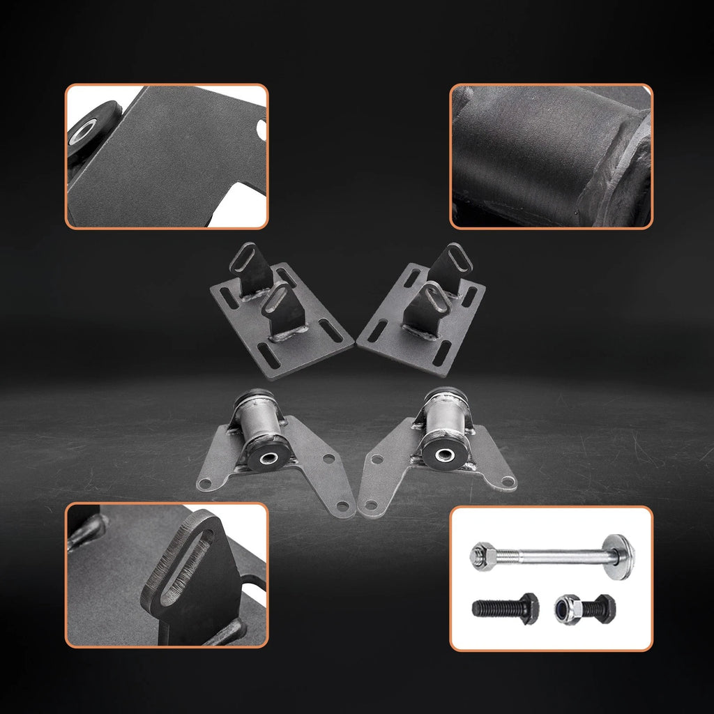 Engine Mount Adapter Kit for GMC G-Body LSx (1978–1988)