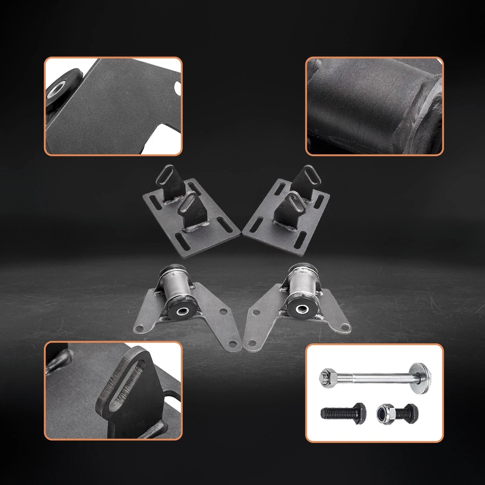 Engine Mount Adapter Kit for GMC G-Body LSx (1978–1988)