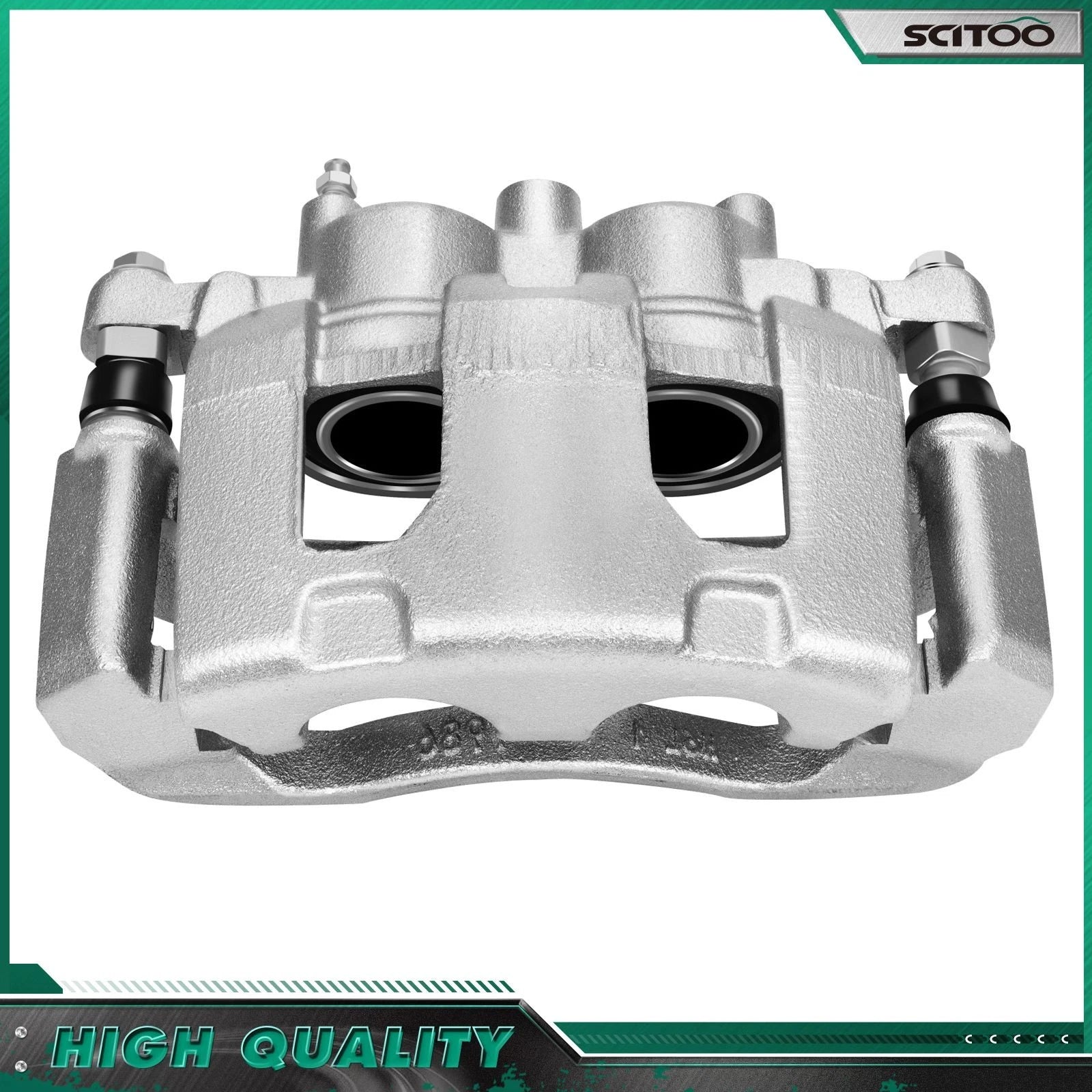 Front Brake Calipers Rotors Ceramic Pads Kit for Chevy Impala Monte Carlo