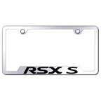 Mirrored Cut-Out License Plate Frame - Officially Licensed for Acura RSX-S