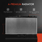 Radiator for Toyota Corolla Geo Prizm (1993–1997) Automatic Aluminum